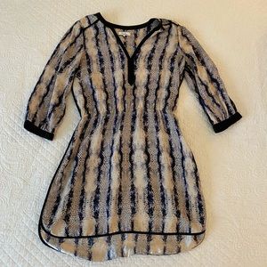 Parker silk dress, L